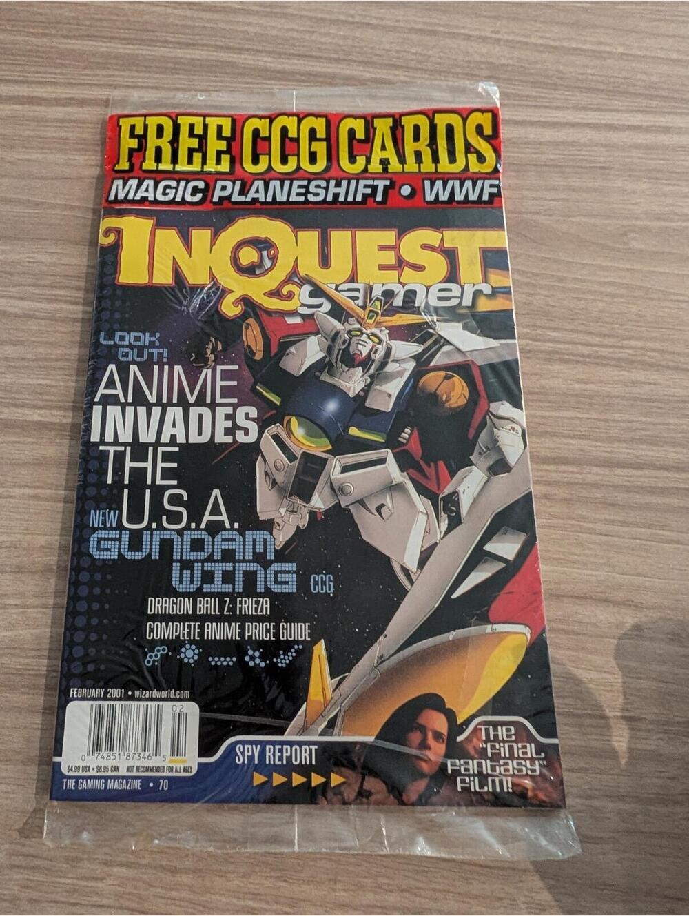 InQuest Gamer Magazine February 2001 Issue with Free CCG Cards